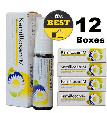 12X Oral Care Spray Kamillosan M Natural Refresh Mouth Anti Bacterial Heathy