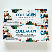 Load image into Gallery viewer, NEW GLUTAX 22000000GS (SAKURA) + COLLAGEN PLATINUM FORTE + VIT. C BIOCELL BLUE (SWISS) WHITE SPF 100 UV PROTECTION (ITALY)