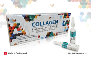 20x Collagen Platinum Forte Vit C Biocell Skin Rejuvenation Whitening Anti Aging