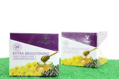 2X Lovely Extra Brightening Cream Night Cream Restore moisture to the skin 18 g.