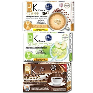 3 BK7 Dietary Drink Coffee Cocoa Shake Apple Slimming Weight Loss Brighten Skin