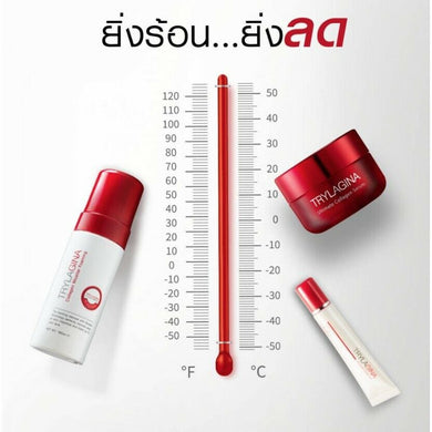 3 Pcs Collagen Trylagina Serum Ultimate Anti Aging Foaming Sunscreen SPF 50 PA++