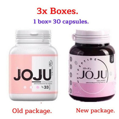 3x JOJU COLLAGEN Younger Smooth Skin Reduce Freckles Lightening Reduce blemish.