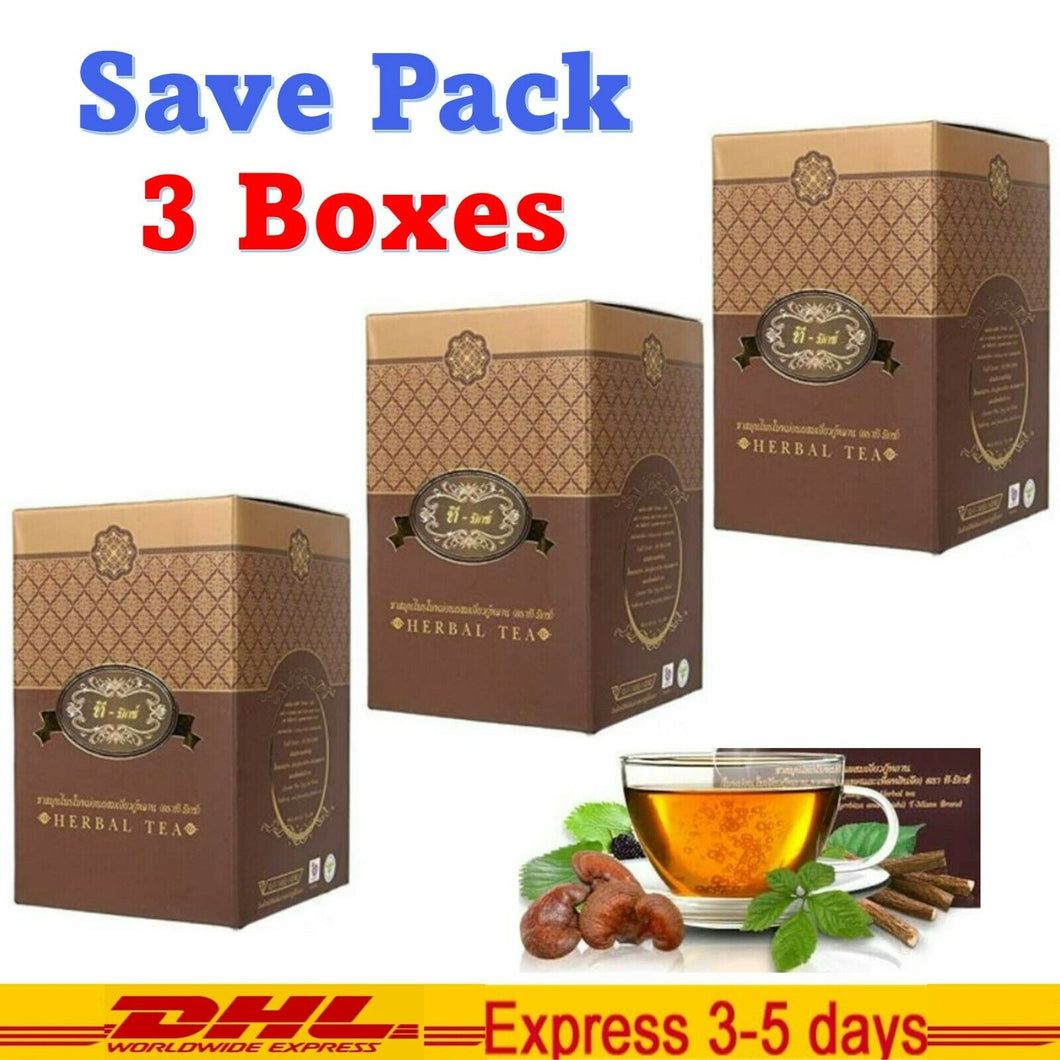 3x T-Mixes Thai Herbal Healthy Tea Control Cholesterol Blood Pressure Natural