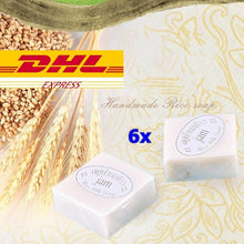 Load image into Gallery viewer, 12X Thai Rice Milk Herbal Soap Handmade Whitening Collagen Natural Body Face 60 g