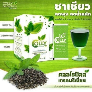 6X Colly Chlorophyll Plus Fiber Detox Green Tea Weight Loss Diet Drink Healthy