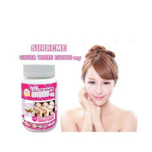Load image into Gallery viewer, 6 Pcs GLUTA SUPREME WHITE 150000MG SUPER WHITENING GLUTATHIONE ANTI-AGING 180 caps