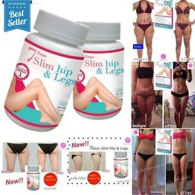 5Pcs x 7 Days Slim Hip & Legs Herbal Supplements Perfect Shape 30 Capsules