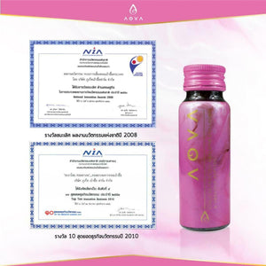 5 Box Aova Cold Pressed Collagen Drink Peptides Abalone Pomegranate Beauty Brain 30 Bottle