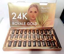 Load image into Gallery viewer, AQUA SKIN 24K ROYALE GOLD (SWISS) GLUTATHIONE SKIN WHITENING