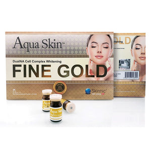 AQUA SKIN FINE GOLD (SWISS) DUALNA CELL COMPLEX GLUTATHIONE SKIN WHITENING