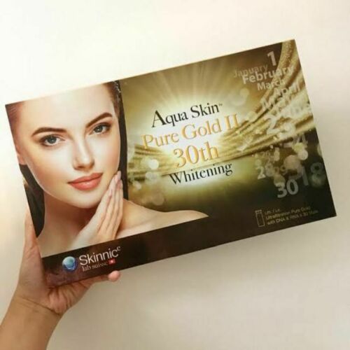 AQUA SKIN PURE GOLD II 30TH WHITENING GLUTATHIONE SKIN (SWISS)