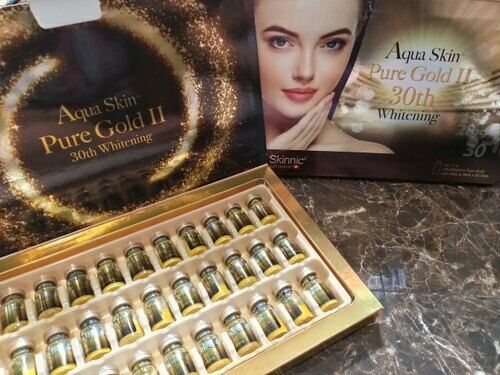 aqua pure gold glutathione review Skin Anti Aging Brightening Serum EXP 2029 DHL EXPRESS SHIP AQUA SKIN PURE GOLD II