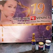 Load image into Gallery viewer, 10X AQUASKIN VENISCY 19TH (SWISS) PICO CELL ABSORPTION ULTIMATE SKIN WHITENING INJECTION