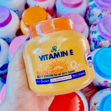 6X AR Vitamin E Sun Protect Q10 Plus Body Cream 200g S Body cream for all skin types