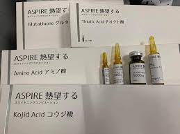 ASPIRE WHITENING SET (JAPAN) GLUTATHIONE SKIN WHITENING
