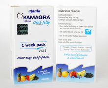 Load image into Gallery viewer, New Kama-gra Oral Jelly Fruit 1 Week 100 mg. Low Price New Easy Snap Pack