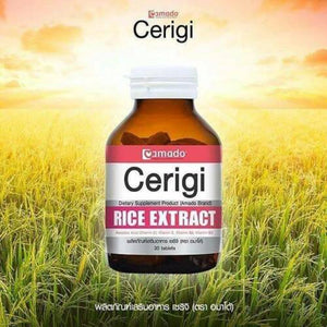 10X Amado Cerigi Rice Extract Bright Skin Elastic Moisturizing Balance Tighten