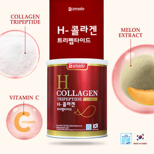 8X Amado H-Collagen Tripeptide Melon Vitamin C Plus Radiant Beauty Health Skin