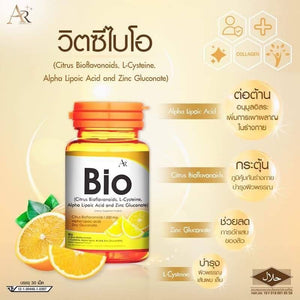 3X Aura Bio Vitamin C 1,000 mg Antioxidant Immune Health Whitening Skin Acne