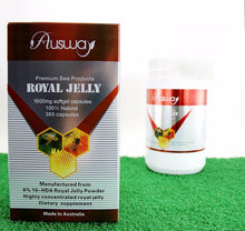 Load image into Gallery viewer, Ausway Premium Royal Jelly 1600mg. 365 Tab Supplements and Skin Health Certified