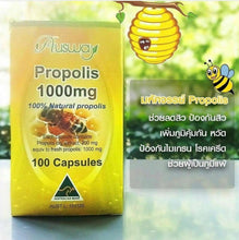 Load image into Gallery viewer, Ausway Propolis 1000mg Honeycomb Supplements 100 Capsules King Royal Reduse Acne