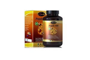 Auswelllife Propolis 1000mg Balance Hormones Allergy Radiant Reduce Wrinkles 60 Tablets