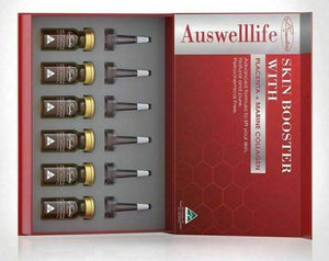 Auswelllife Skin Booster With Placenta + Marine Collagen Reduces dark spots