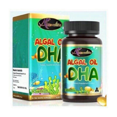 Auswelllife Smart Algal DHA 60 Softgel Vitamin Brain Nourish and Strengthen New
