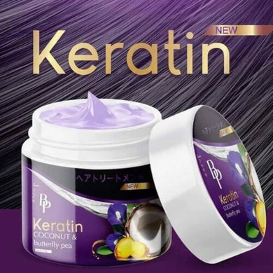 BP Keratin Hair Treatment Coconut & Butterfly Pea Nourish Hair Soft smooth sleek