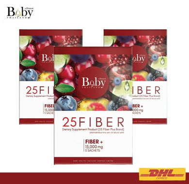 Lot of 6 New Detox 25 Fiber Baby Supplement Supplement Healthy Fruit Extracts