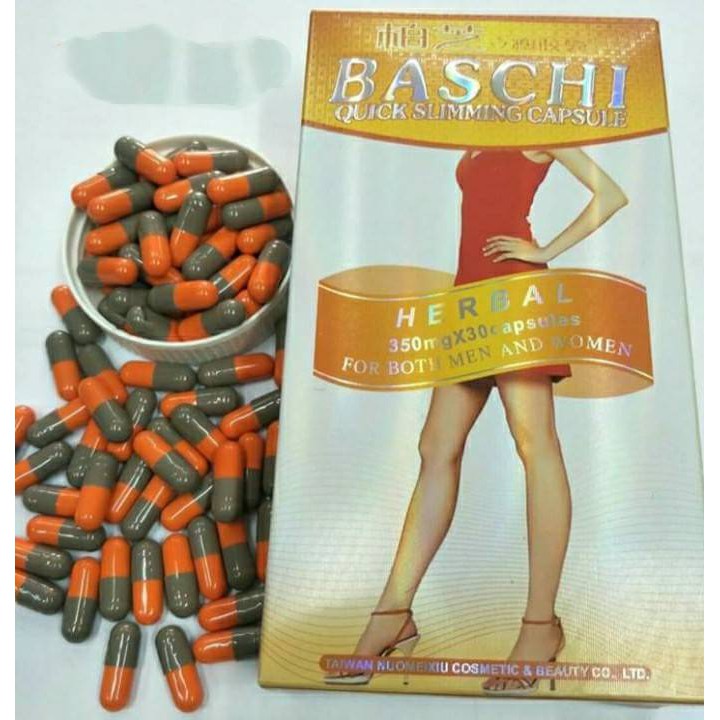 Baschi Orange Quick Slimming Weight original Gold Capsules Genuine 30 Capsules