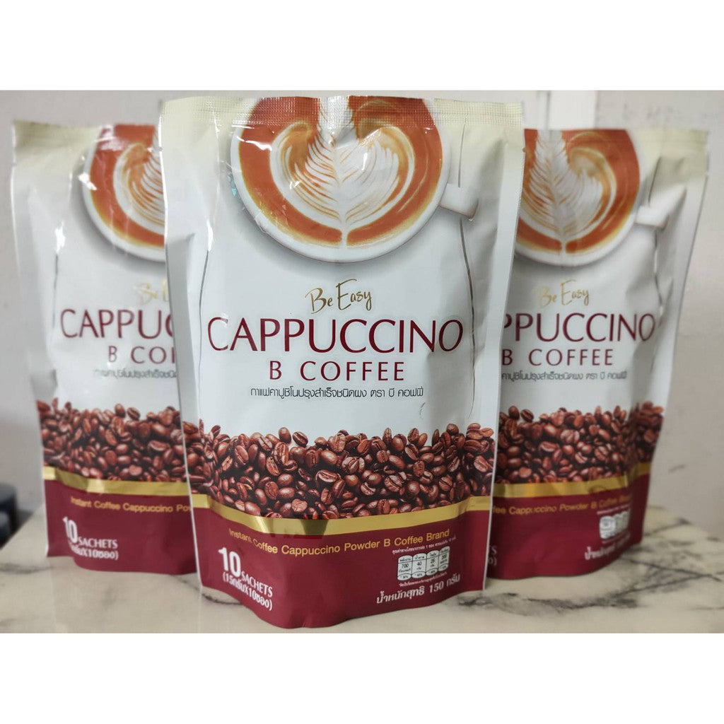 3X Be Easy Cappuccino B Coffee Drink Lost Burn Fat Fast Weight Loss slim fast