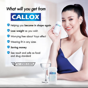 CALLOX Weight Management Fat Burn Block Diet Slim Shape Body Men 1 Box