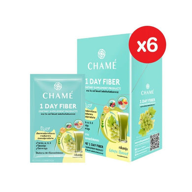 6X Chame One Day Fiber Detox Fruit Vegetable Vitamin Drink Constipation Cleanse