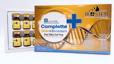 Complette Gold Dual Effect cell Plus Glutathione 5,000,000 mg. 1 Box