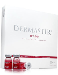 DERMASTIR – H53EGF STERILE 1 BOX (10 X 5 ML) HYALURONIC PEPTIDES SKIN RESURFACING