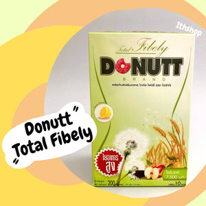 10X Donutt Total Fibely Detox Drink Health Dietary Supplement Brightening Skin