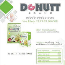 Load image into Gallery viewer, 10X Donutt Total Fibely Detox Drink Health Dietary Supplement Brightening Skin