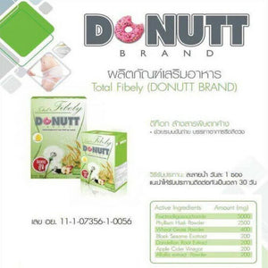 10X Donutt Total Fibely Detox Drink Health Dietary Supplement Brightening Skin