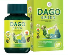 Load image into Gallery viewer, 10X Dago Green Natural Herbal Detox Belly Slimming Weight Loss New formula 60 Caps