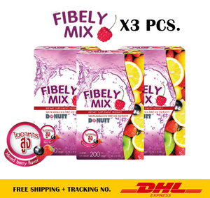 12X Donutt Fibely Mix Berry Fruits Vegetables Natural Benefit Health Body Balance