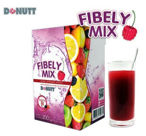 Donutt Fibely Mix Berry Fruits Vegetables Natural Benefit Health Body Balance 1 Box