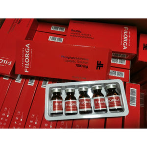 10 Box Filorga PPC Solution 7500mg 1 Box 5 Bottle.