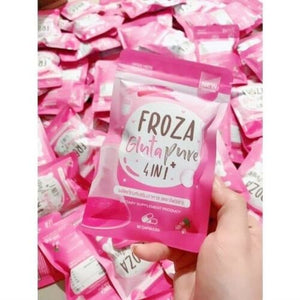 Froza Gluta Pure 4 In 1 Collagen - Anti Aging Coenzyme Q10 Strawberry Extract