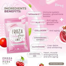 Load image into Gallery viewer, Froza Gluta Pure 4 In 1 Collagen - Anti Aging Coenzyme Q10 Strawberry Extract