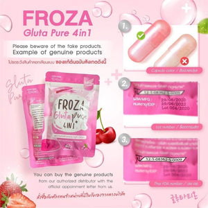 10X Froza Pure 4 In 1 Collagen Brighten Skin Anti Aging Reduce Acne Freckles