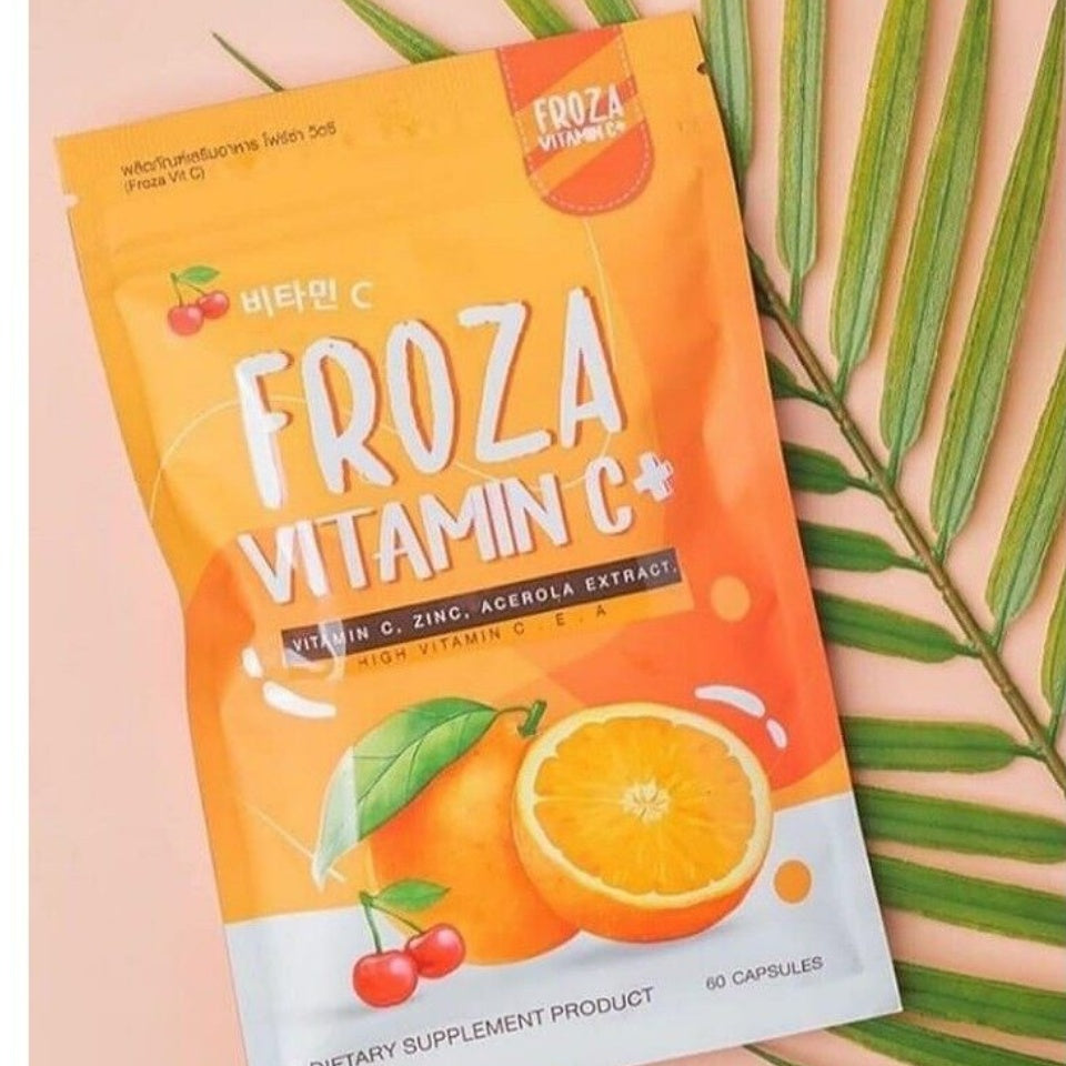FROZA Vitamin C . Plus Zinc Highly Antioxidant Healthy Skin (60 Capsules)