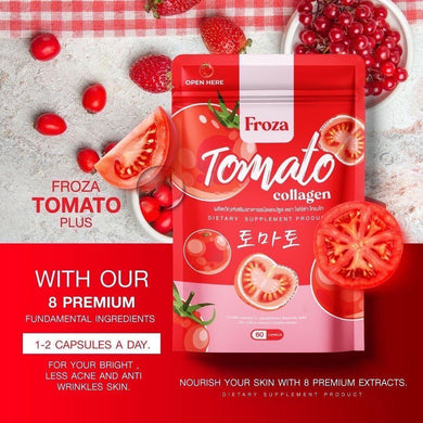 Froza Tomato Collagen Anti Oxidant Brighten Skin 60 caps