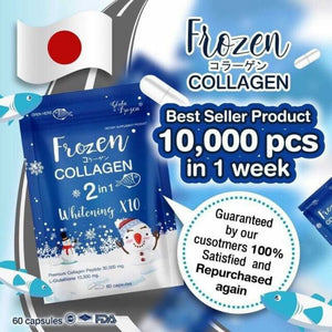 Frozen Detox Collagen Set Whitening Gluta Glutathione X10 Natural Skin 2in1 Slim